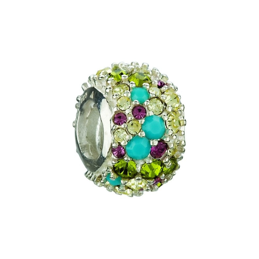 Muticolor Crystal Kaleidoscope Chamilia Charm